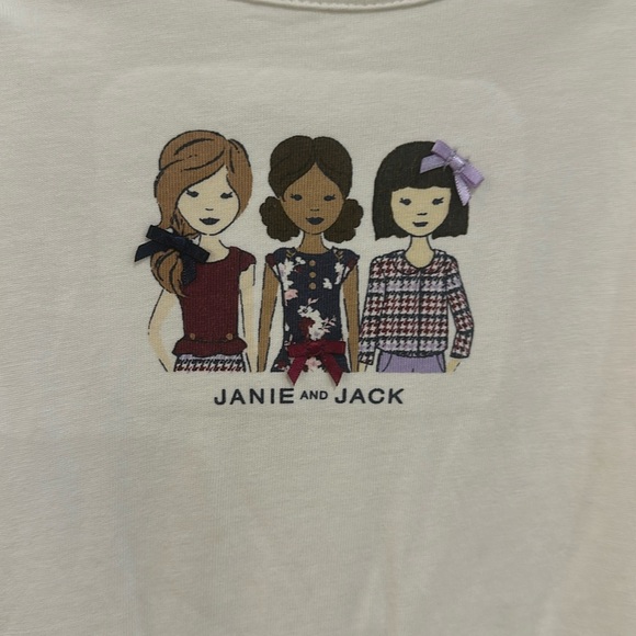 Janie and Jack 2 Matching Shirt and Skirt Size 7 - Picture 7 of 12